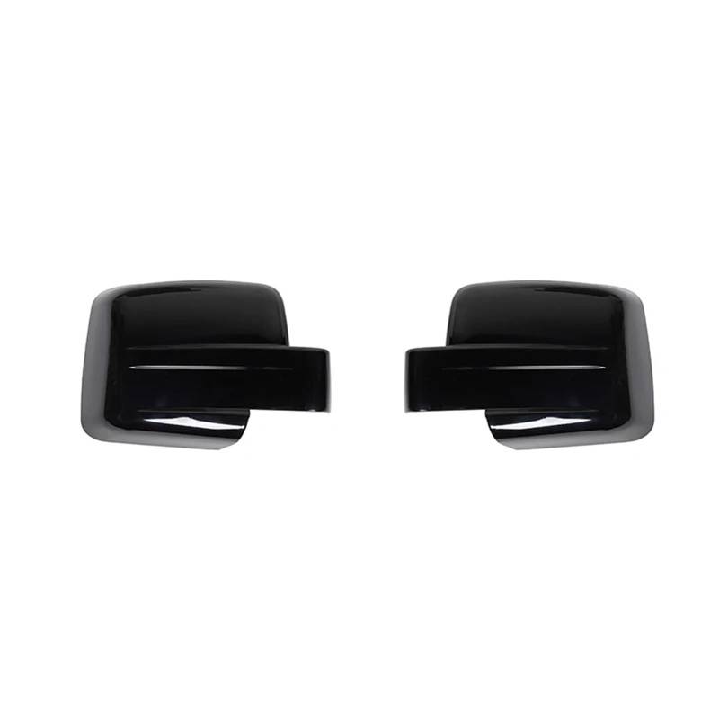 Außenrückspiegel Dekoration Shell Cover kompatibel for Dodge Nitro for Jeep Liberty 2007 2008 2009 2010 2011 2012(Black) von LVQJVAVE