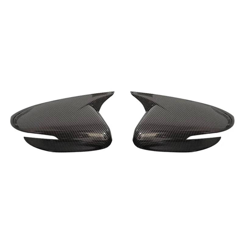 Auto Rückspiegel Gehäuse Abdeckung Flügel Tür Seite Spiegel Shell Cap Kompatibel for Kia Forte K3 2013 2014 2015 2016 2017 2018(Carbon fiber pattern) von LVQJVAVE