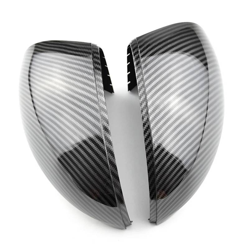 Auto-Seiten-Rückspiegel-Abdeckung, Außenspiegel-Shell-Kappengehäuse, kompatibel for VW Tiguan 2008 2009 2010 2011 2012 2013 2014 2015(Carbon Fiber) von LVQJVAVE