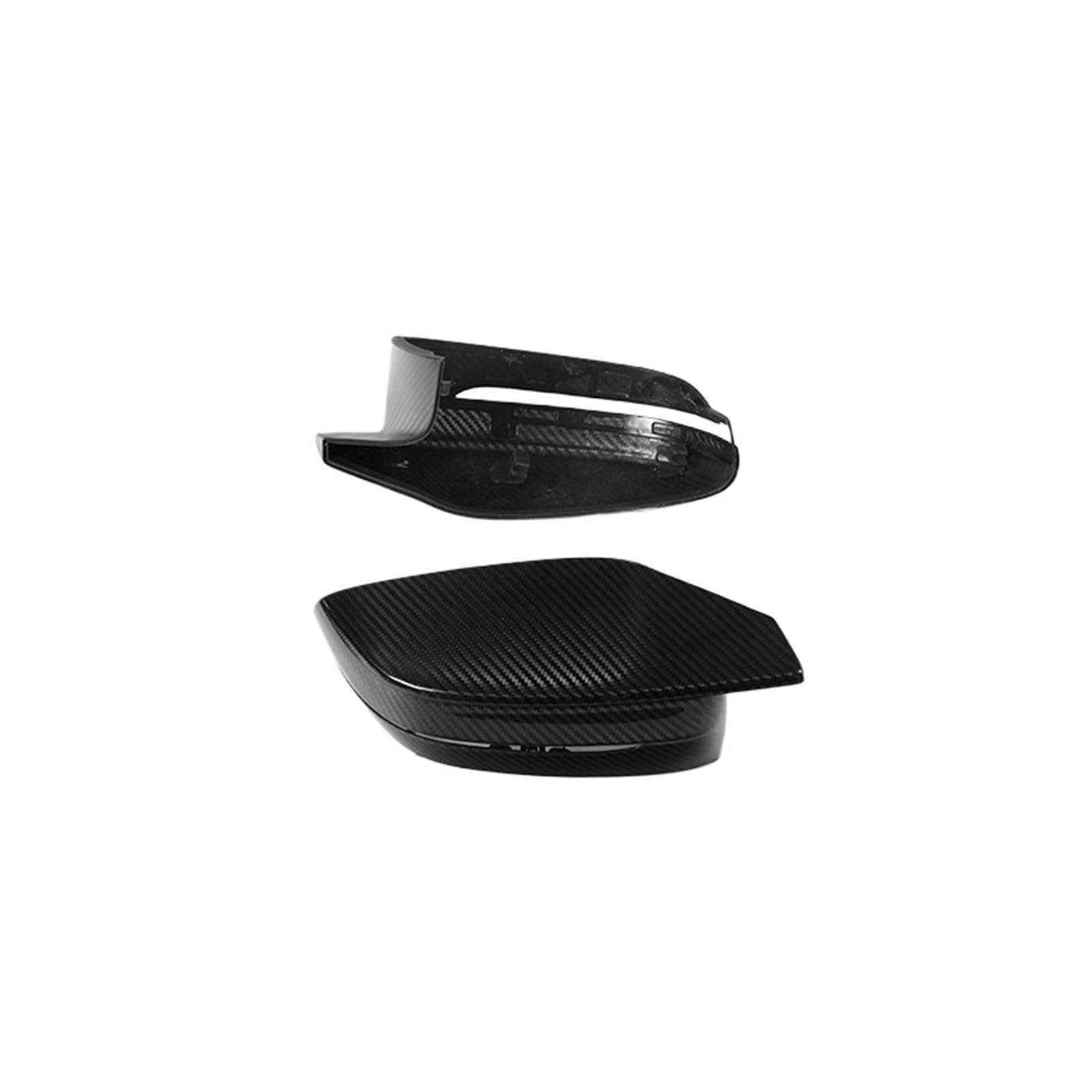 Carbon Faser Auto Rückspiegel Abdeckung Ersatz Seite Kappe Kompatibel for BMW G87 M2 G80 M3 G82 G83 M4 2021-IN LHD RHD Shell(Dry Carbon Fiber RHD) von LVQJVAVE