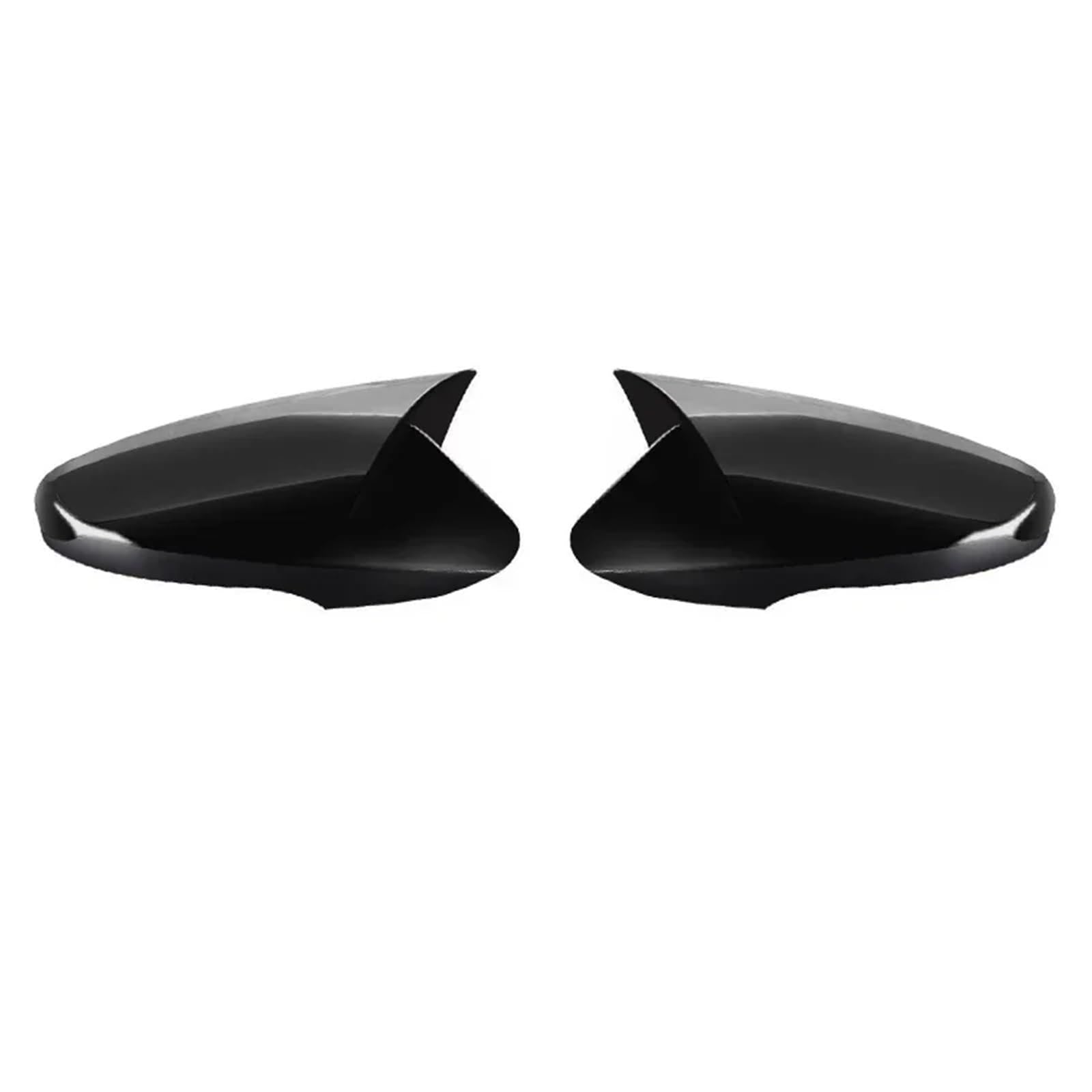 Carbon Faser Auto Rückspiegel Abdeckung Seite Tür Spiegel Shell Dekoration Trim Kompatibel for Hyundai Elantra 2012-2018(Bright black) von LVQJVAVE