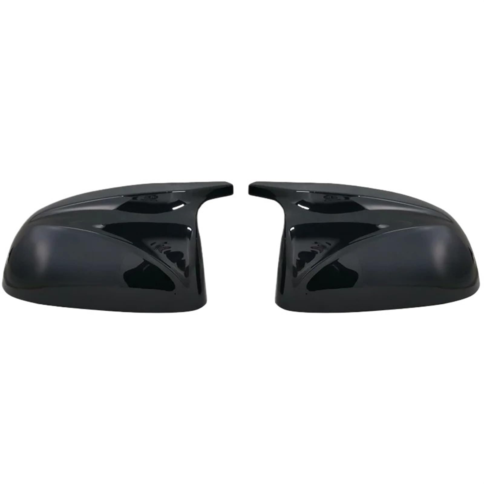 Carbon Fiber Auto Rückansicht Tür Flügel Seite Spiegel Abdeckung Kappen Shell Fall Kompatibel for BMW x3 G01 x4 g02 x5 G05 2018-22 Schwarz M3(Bright black) von LVQJVAVE