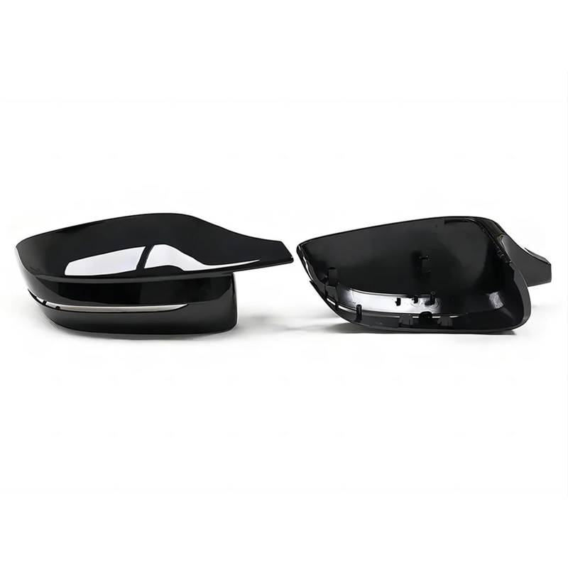 Ersatz-Rückseitenspiegel-Abdeckungskappe, kompatibel mit BMW G20 G28 G22 G23 G26 G42 2 3 4 Series i4 G80 Style, glänzend schwarze Schale(2 Series G42 RHD) von LVQJVAVE