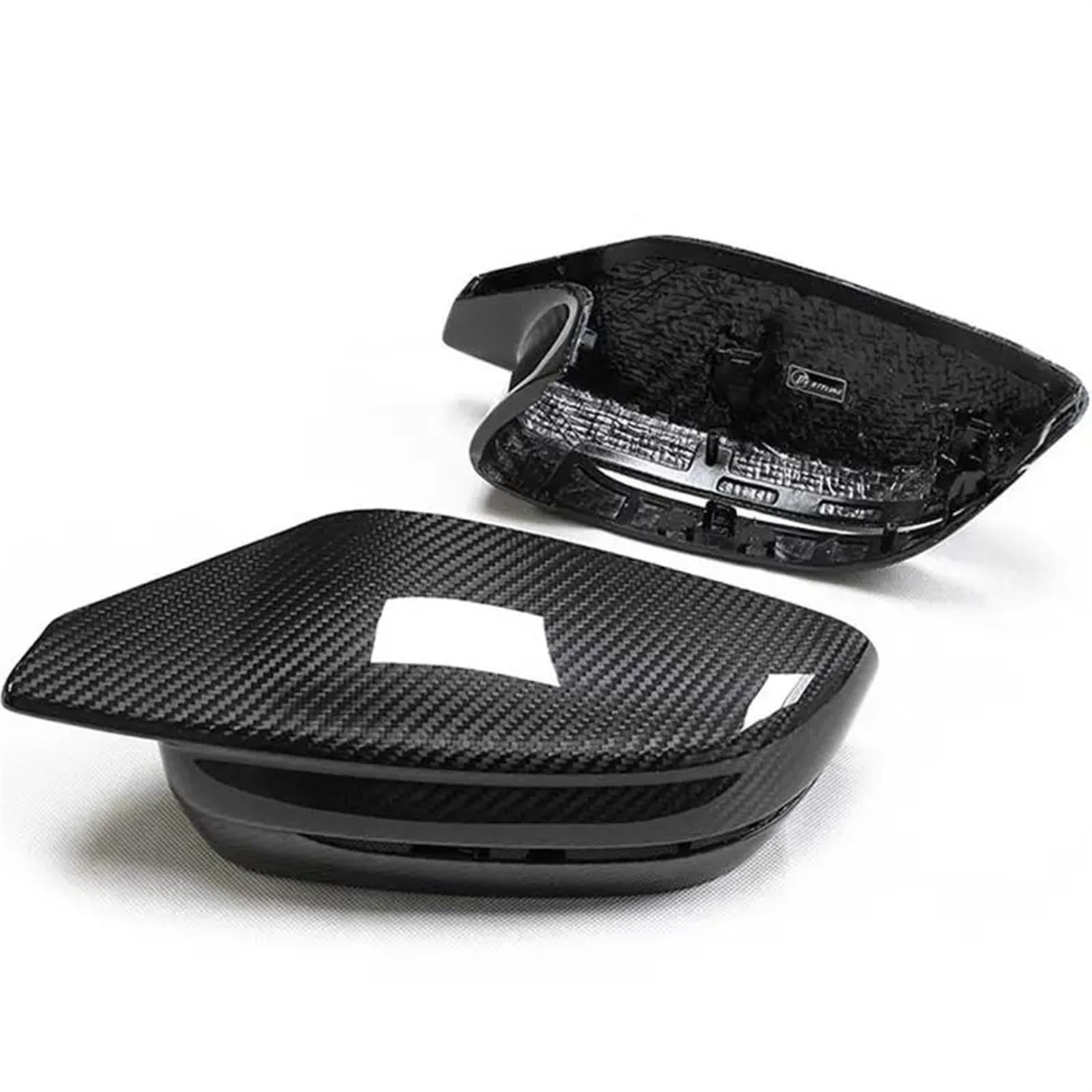 G80 G82 Dry Carbon Fiber Spiegelabdeckung kompatibel for BMW G87 M2 G83 M3 M4 G42 M240i M44Oi LHD Rückspiegel-Türspiegelschale(Replacement LHD) von LVQJVAVE