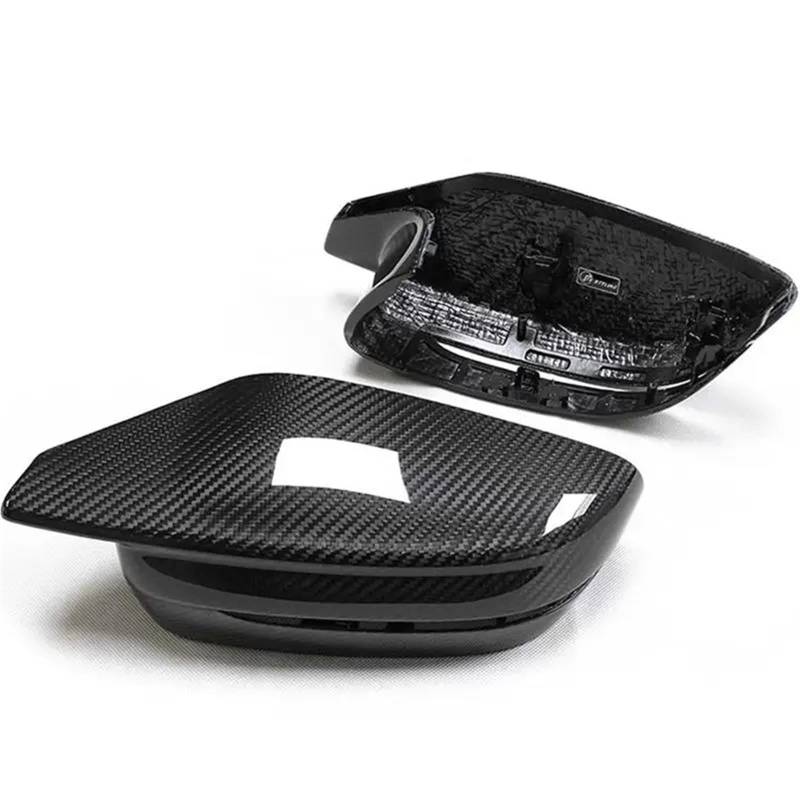 G80 G82 Dry Carbon Fiber Spiegelabdeckung kompatibel for BMW G87 M2 G83 M3 M4 G42 M240i M44Oi LHD Rückspiegel-Türspiegelschale(Replacement LHD) von LVQJVAVE
