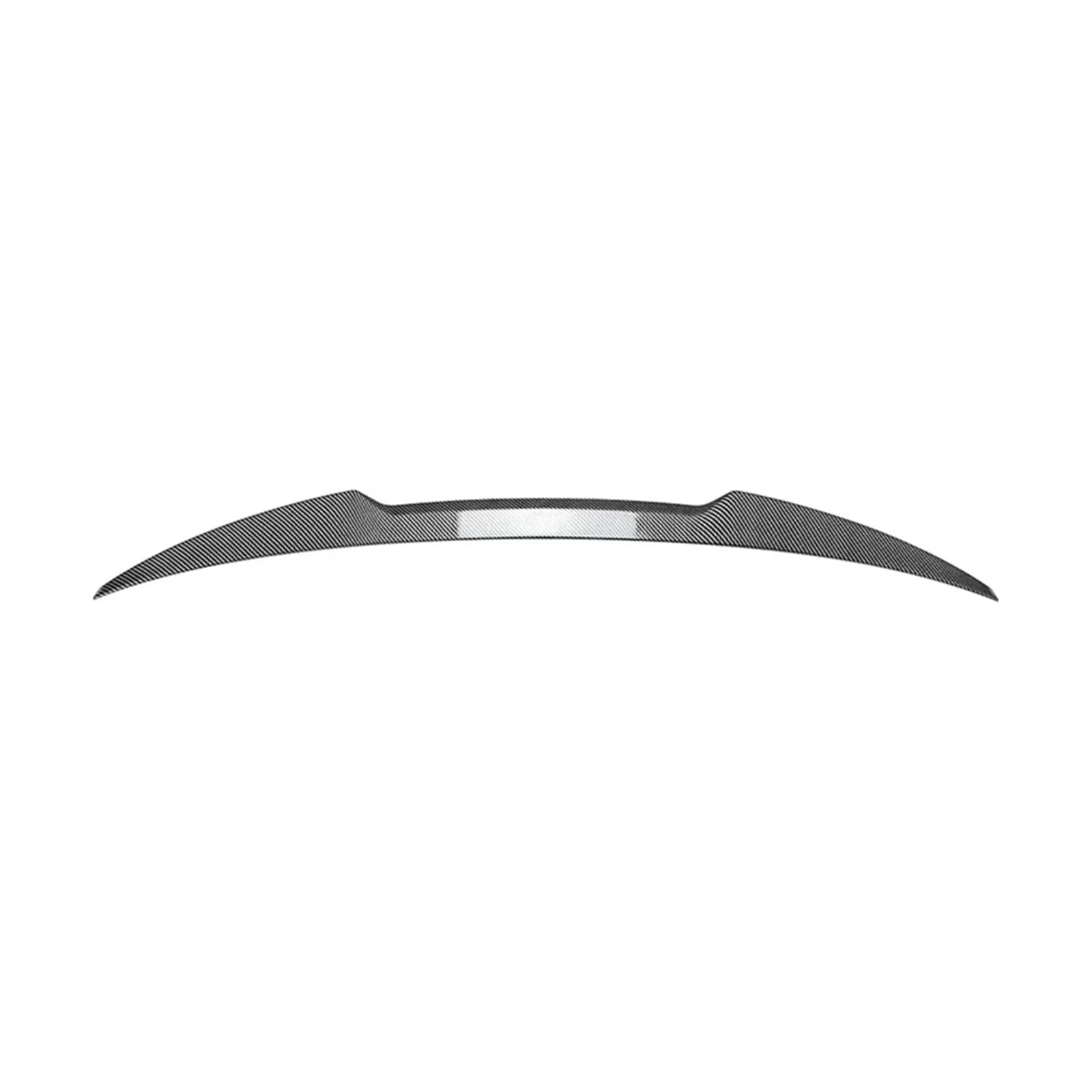 Glänzend Schwarz Kompatibel Für Audi A4 S4 B9 2017-2024 Heckklappe Splitter Lip Auto Schwanz Spoiler Hinten Dach Stamm Spoiler Flügel ENTE Schwanz ENTENSCHNABEL(Carbon Look) von LVQJVAVE