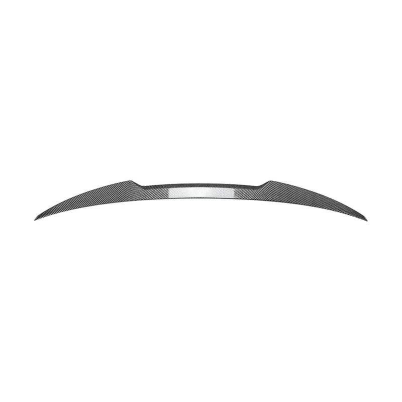 Glänzend Schwarz Kompatibel Für Audi A4 S4 B9 2017-2024 Heckklappe Splitter Lip Auto Schwanz Spoiler Hinten Dach Stamm Spoiler Flügel ENTE Schwanz ENTENSCHNABEL(Carbon Look) von LVQJVAVE