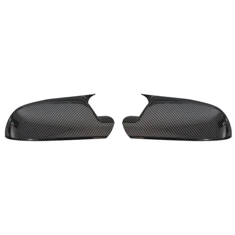 Kompatibel for A3 8P A4 A5 B8.5 S5 RS3 RS4 RS5 Rückspiegel-Abdeckung, Flügelkappe, Außentür, Rückansicht, Gehäuseverkleidung, Karbonfaser-Optik(Carbon) von LVQJVAVE
