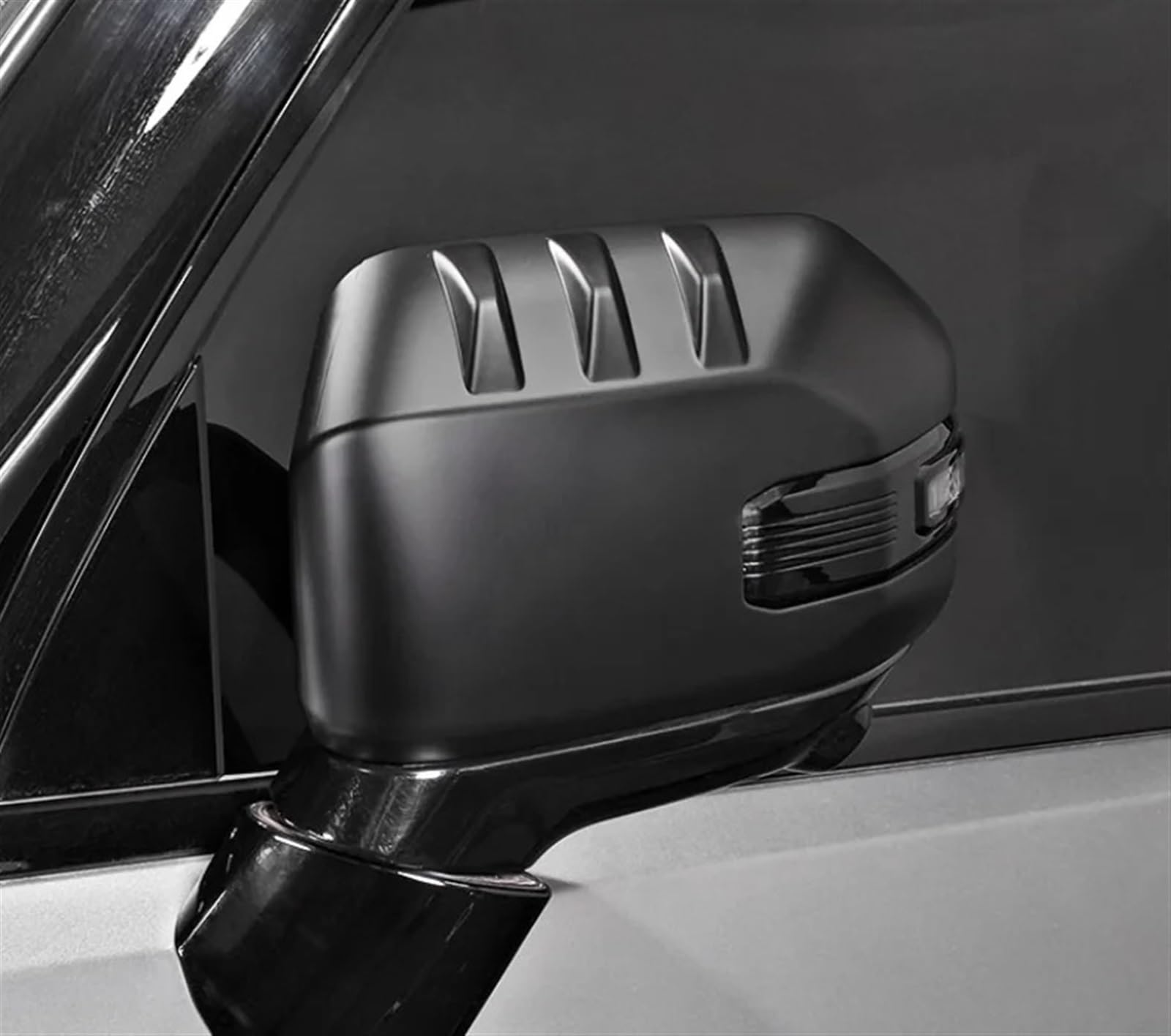 Kompatibel for Chery Jetour Traveler T2 2023 Mecha Seite Rückspiegel Trim Reverse Spiegel Shell carbon faser ABS Auto Zubehör 2PCS(Matte black) von LVQJVAVE