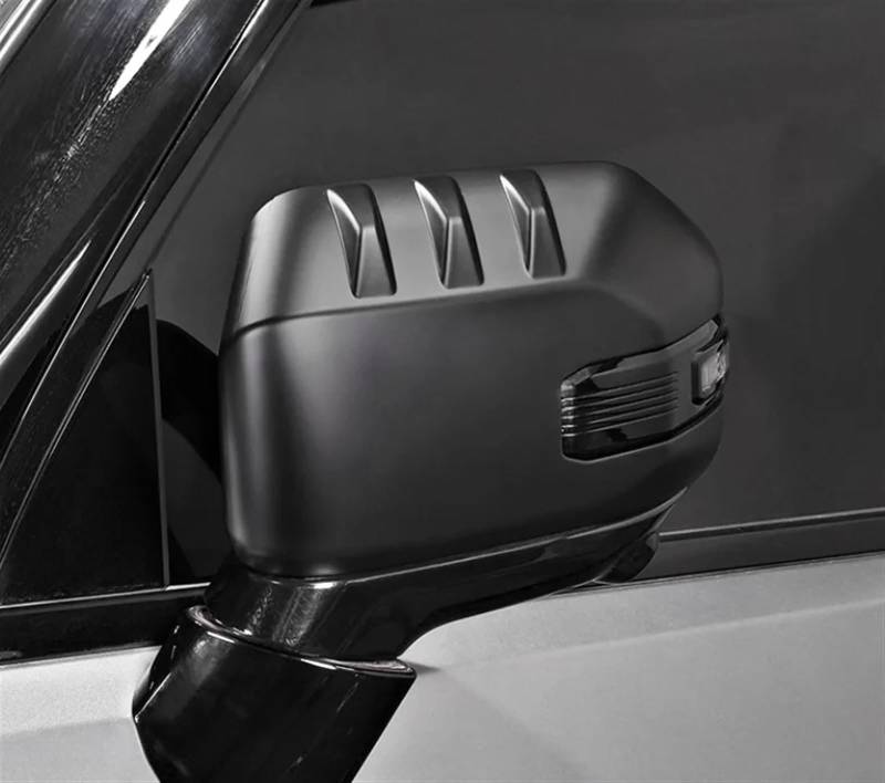 Kompatibel for Chery Jetour Traveler T2 2023 Mecha Seite Rückspiegel Trim Reverse Spiegel Shell carbon faser ABS Auto Zubehör 2PCS(Matte black) von LVQJVAVE