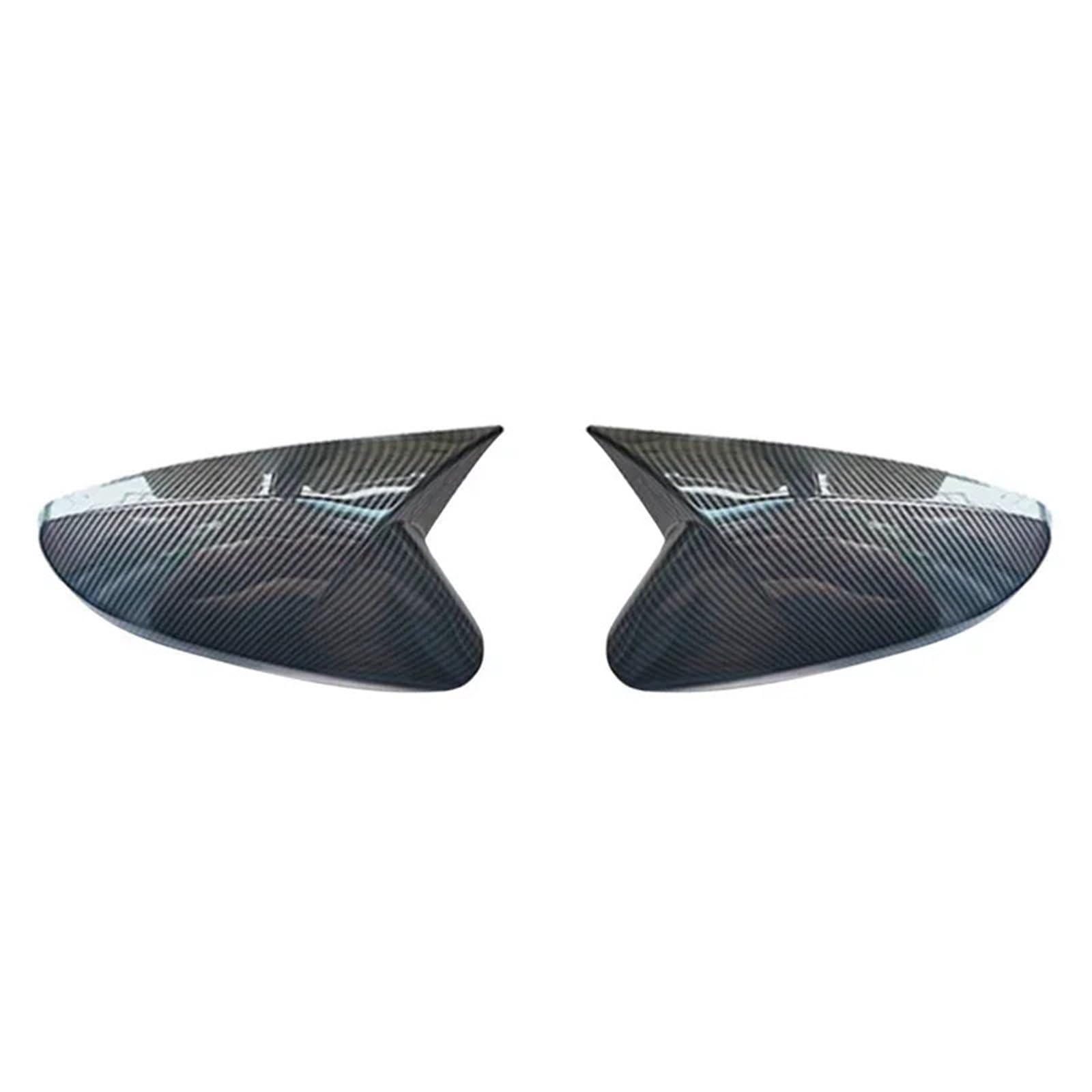 Kompatibel for Hyundai Elantra 2012-2018 ABS Rückspiegel Schutzhülle Chrom Carbon Faser Dekorative Horn Abdeckung Außen(Carbon fiber pattern) von LVQJVAVE