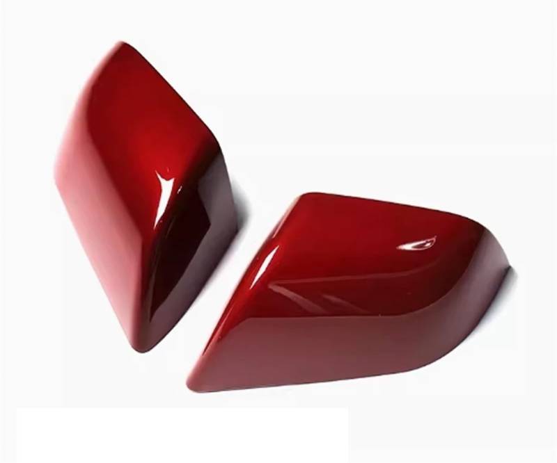 Kompatibel for Tesla Model 3 / Model Y. Ersetzen Sie Autozubehör, Rückspiegel, Gehäusedeckel, Flügeltür, Seitenspiegelabdeckung, 1 Paar(3 red) von LVQJVAVE