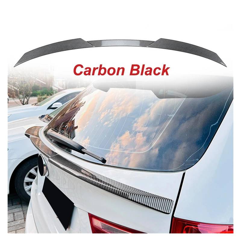 Kompatibel für BMW X3 F25 2011–2017 Blade Style Heckspoiler Mittelflügel Spoiler Außenmodifikation Karosserie-Kit Glänzend Schwarz(Carbon Black) von LVQJVAVE