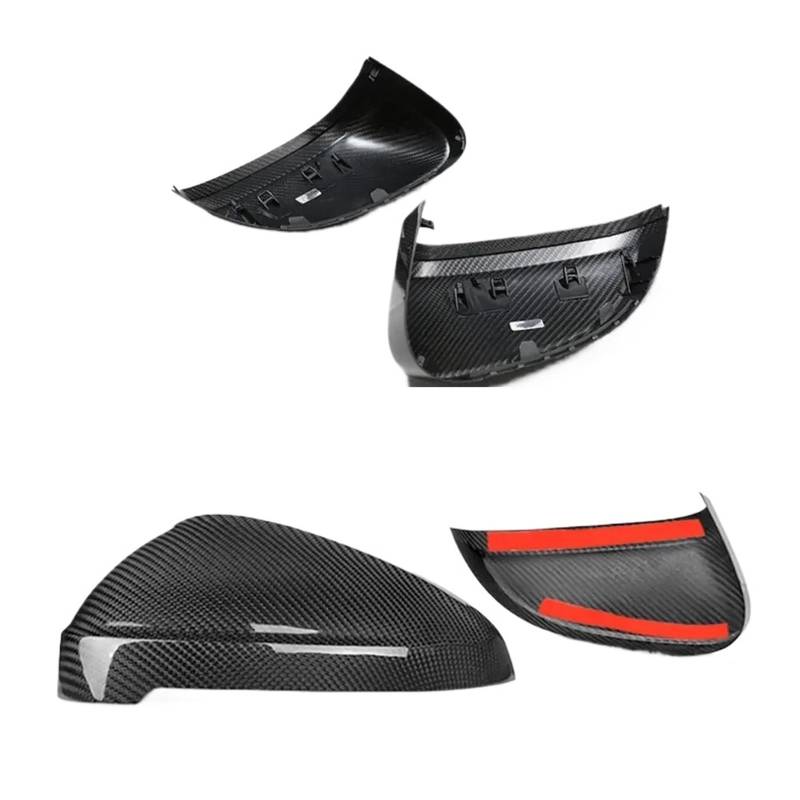LHD Rückspiegelabdeckung kompatibel for BMW 6er GT G32 2017–2023, Echtkarbonfaser, Seitenspiegelschale, Rahmen, Ersatzgehäuse von LVQJVAVE