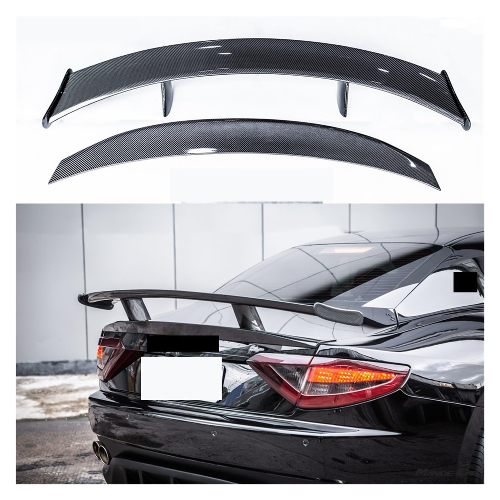 Mai Carbon Fiber Spoiler Kompatibel Für Maserati Granturismo Stamm Spoiler Flügel(Spoiler) von LVQJVAVE