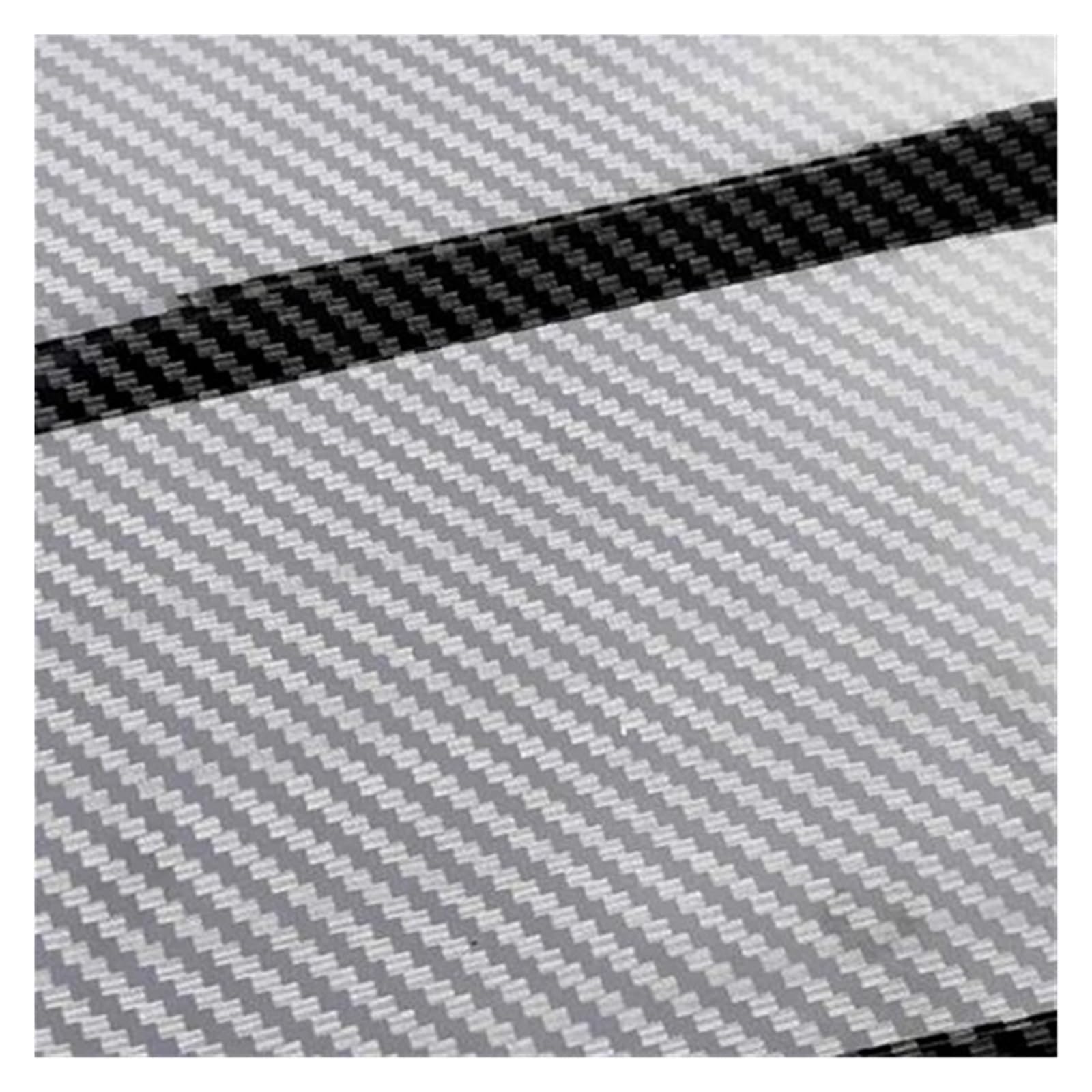 Schwarzer Spoiler, kompatibel für BMW F10 5er-Serie F18 2010–2017, Carbon-Oberfläche, Heckklappe, Ducktail-Flügel, Dekorationszubehör(White) von LVQJVAVE