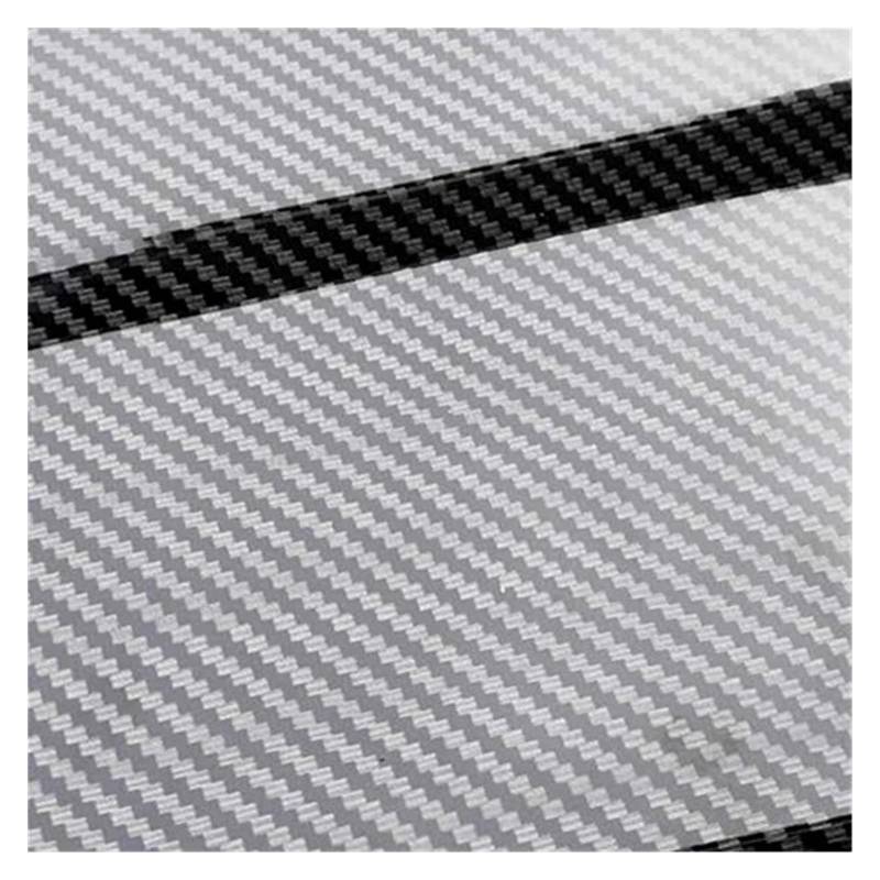 Schwarzer Spoiler, kompatibel für BMW F10 5er-Serie F18 2010–2017, Carbon-Oberfläche, Heckklappe, Ducktail-Flügel, Dekorationszubehör(White) von LVQJVAVE
