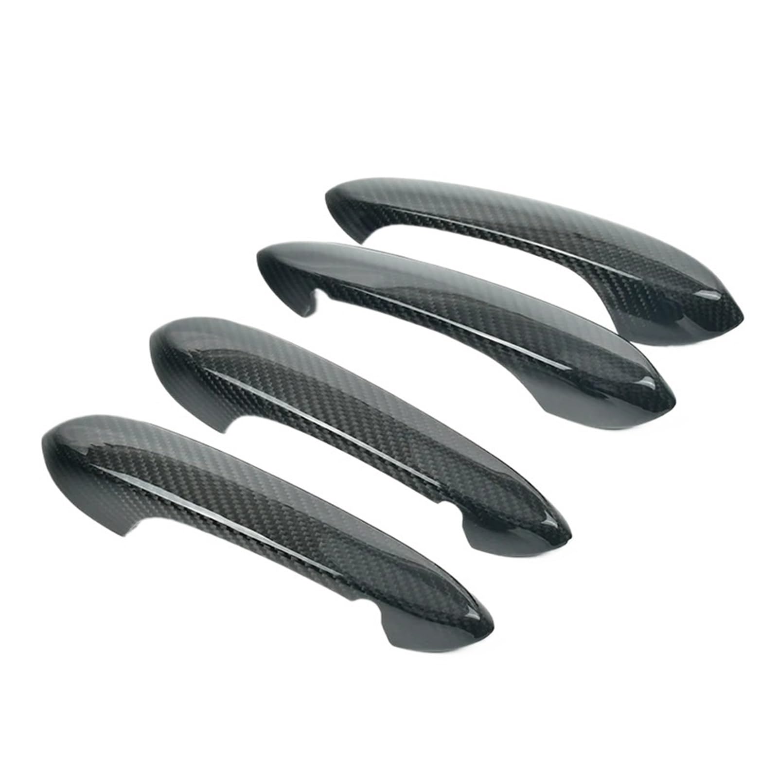 Türgriffabdeckungsverkleidung aus trockener Kohlefaser für die Seitenkarosserie, kompatibel mit BMW G20 3er-Serie G14 G15 G16 2020+ G01 X3 G02 X4 G05 X5 G06 X6 G07 X7(Carbon Fiber 4 Door) von LVQJVAVE