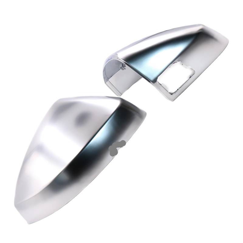 Within Side Assit Matt Silber Chrom Aluminium Satin Finish Spiegelgehäuse Rückspiegel Abdeckung Shell kompatibel for A3 S3 8V von LVQJVAVE
