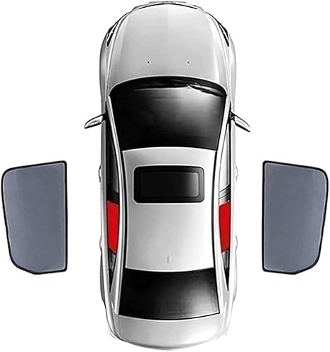 Auto Seitenfenster Sonnenschutz für BMW X1 U11 2023+, Car Seitenscheibe Atmungsaktives Sonnenblende PrivatsphäRe Schutz, Car ZubehöR, B/2pcs Rear-Doors von LVSH