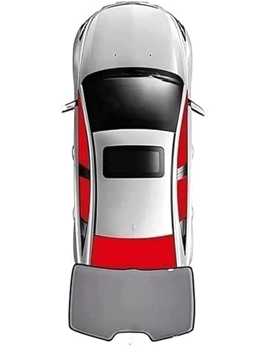 Auto magnetischer Sonnenschutz Für VW Tiguan 2016-2023, Doppelseitiges UV Schutz Autofenster Netz Blendschutz Sonnenschutzrollos Auto Zubehör,D/1Tail Windows von LVTFCO