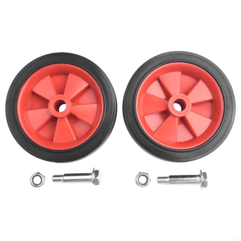 LVYXON 2 Stück Luftkompressor-Rad Ersatz Absorption Anti-Rutsch 12,7 - 15,2 cm stoßfeste Kompressorrollen (15,2 cm) von LVYXON
