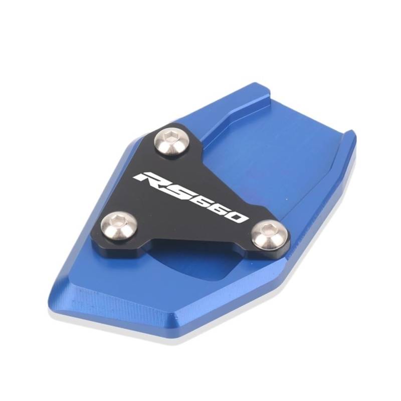 Motorrad Seitenständer-Platte Pad Für Ap&rilia RS660 RS 660 2020 2021 2022 2023 Motorrad Ständer Fuß Seite Stehen Verlängerung Pad Unterstützung Platte Halterung von LWBFUSCWB