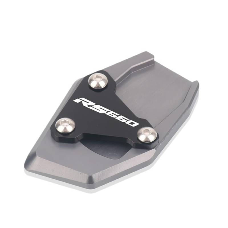 Motorrad Seitenständer-Platte Pad Für Aprilia RS660 RS 660 2020-2023 2021 Motorrad Kickstand Fuß Seite Stehen Verlängerung Pad Unterstützung Platte Vergrößern Stehen von LWBFUSCWB