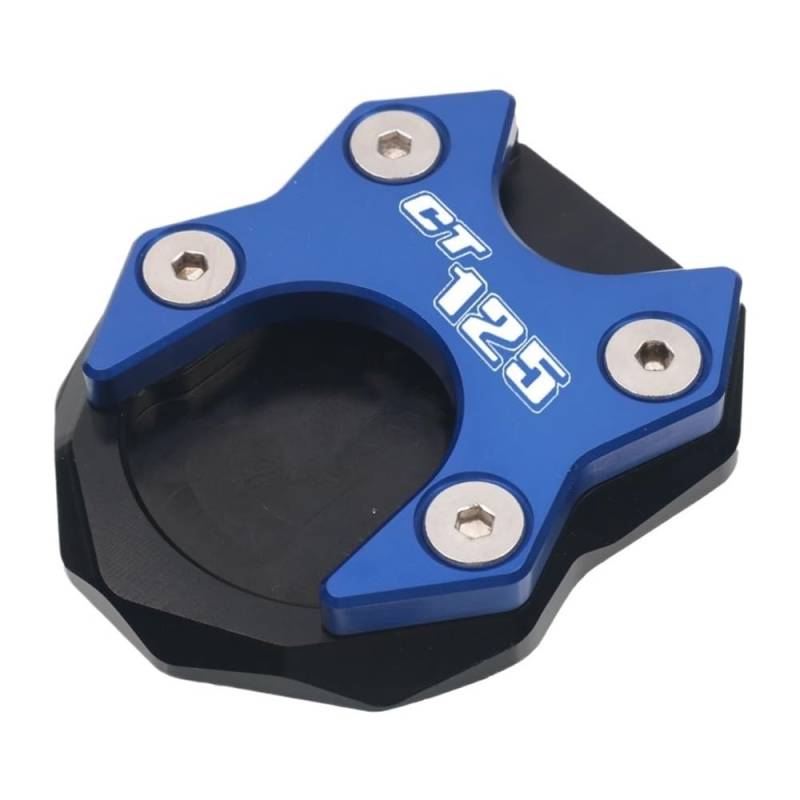 Motorrad Seitenständer-Platte Pad Für CT125 CT 125 2019-2023 Motorradzubehör CNC Kickstand Fußseitenständer Verlängerungspolster Stützplatte Vergrößern von LWBFUSCWB