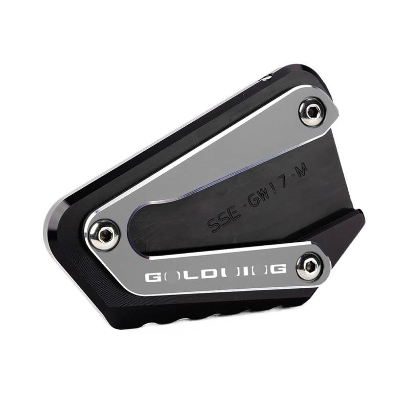 Motorrad Seitenständer-Platte Pad Für Für Goldwing 1800 GL1800 2002-2023 2017 2018 2022 Motorrad Ständer Fuß Seitenständer Vergrößerungspad Ventilkappen von LWBFUSCWB