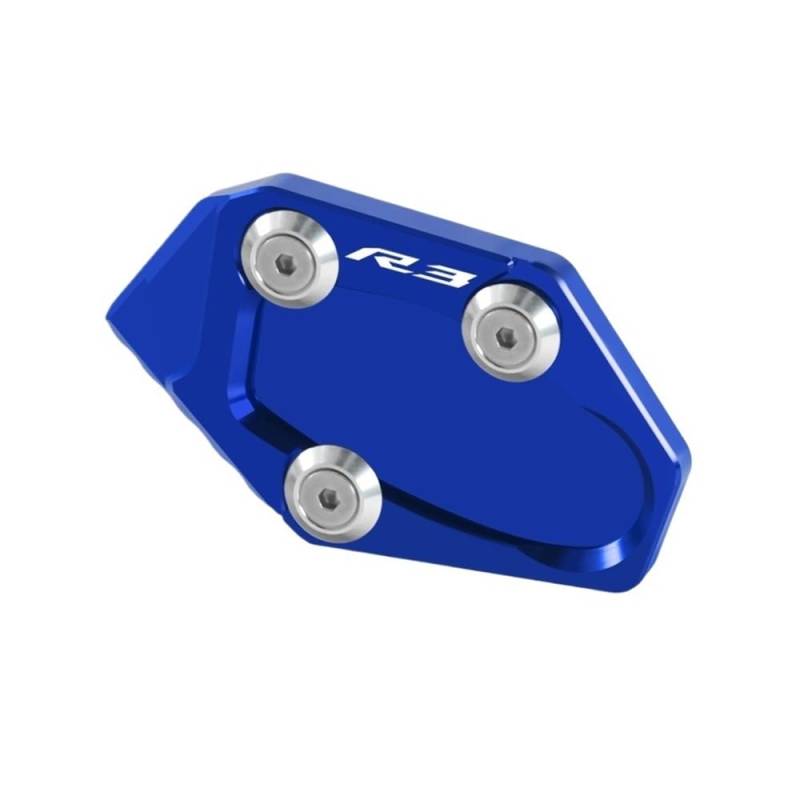 Motorrad Seitenständer-Platte Pad Für MT-03 YZF-R3 Mt-03 YZF R3 Motorrad Unterstützung Fuß Verlängerung Pad Basis Zubehör Ständer Seitenständer Vergrößerer Stützplatte von LWBFUSCWB