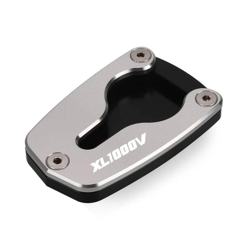 Motorrad Seitenständer-Platte Pad Für XL1000V XL1000 XL 1000 V Varadero 2003-2011 Motorrad Zubehör Ständer Enlarger Pad Seite Stehen Verlängerung Platte von LWBFUSCWB