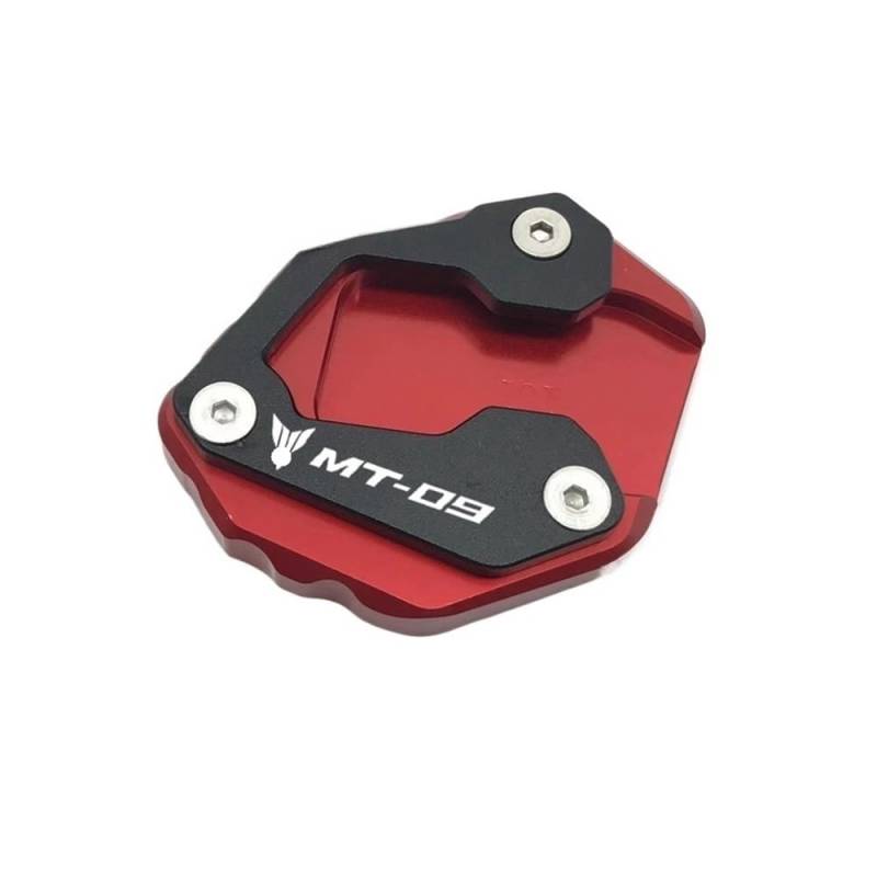 Motorrad Seitenständer-Platte Pad Für Ya&maha MT-09 MT09 TRACER900/9GT Motorrad Zubehör Ständer Fuß Seite Stehen Verlängerung Pad Unterstützung Platte Vergrößern von LWBFUSCWB