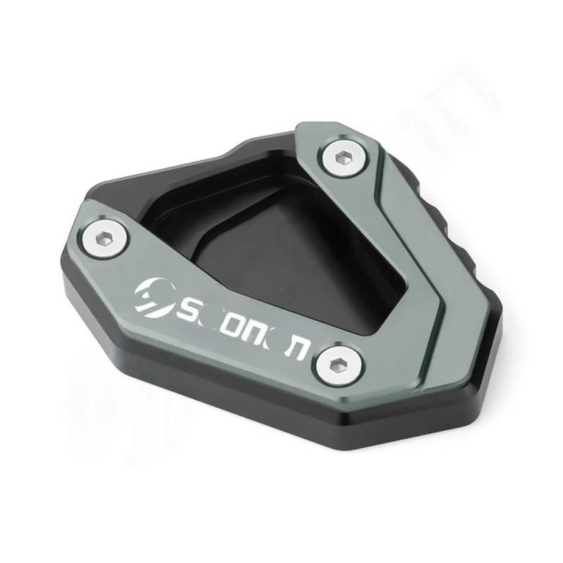 Motorrad Seitenständer-Platte Pad Für Ya&maha R1M R1 Für YZF R1 R1 MT10 MT-10 MT10SP Mt10 Motorrad Zubehör Fuß Unterstützung Platte Seite Stehen Verlängerung Enlarger Pad von LWBFUSCWB