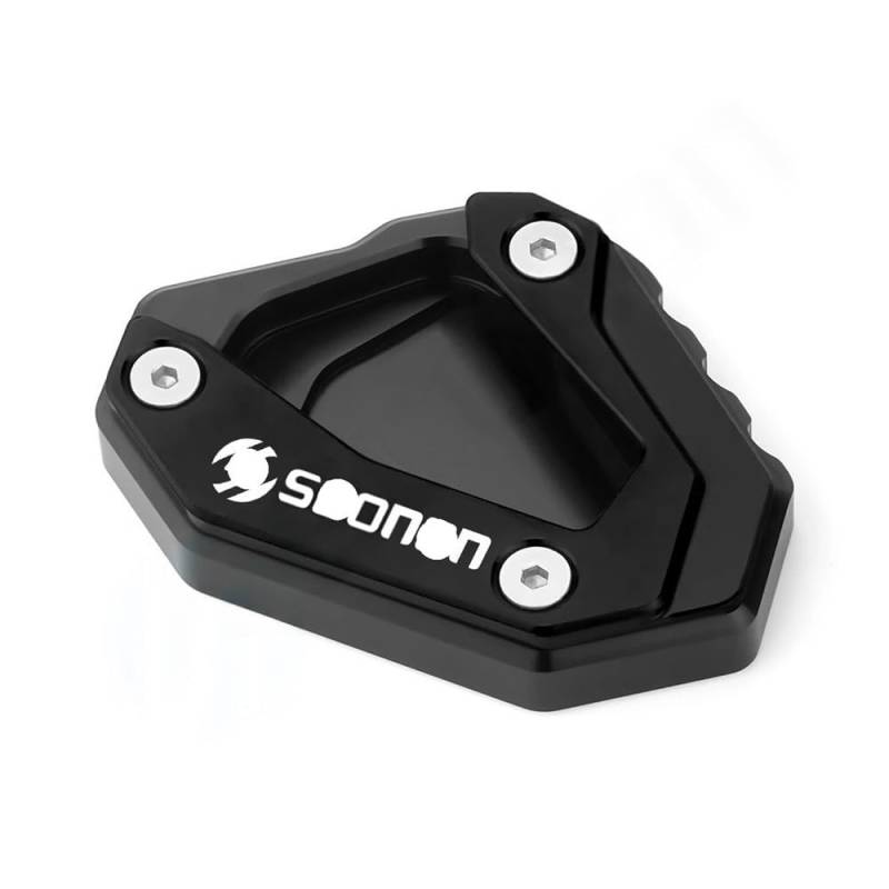 Motorrad Seitenständer-Platte Pad Für Ya&maha R1M R1 Für YZF R1 R1 MT10 MT-10 MT10SP Mt10 Motorrad Zubehör Fuß Unterstützung Platte Seite Stehen Verlängerung Enlarger Pad von LWBFUSCWB