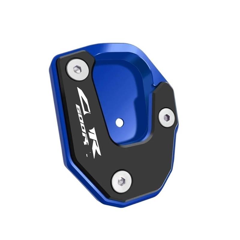 Motorrad Seitenständer-Platte Pad Motorrad CNC Kickstand Seite Stehen Verlängerung Pad Enlarger Unterstützung Platte FÜR Cbr600rr Cbr600 Rr FÜR CBR600RR 2007-2022 von LWBFUSCWB