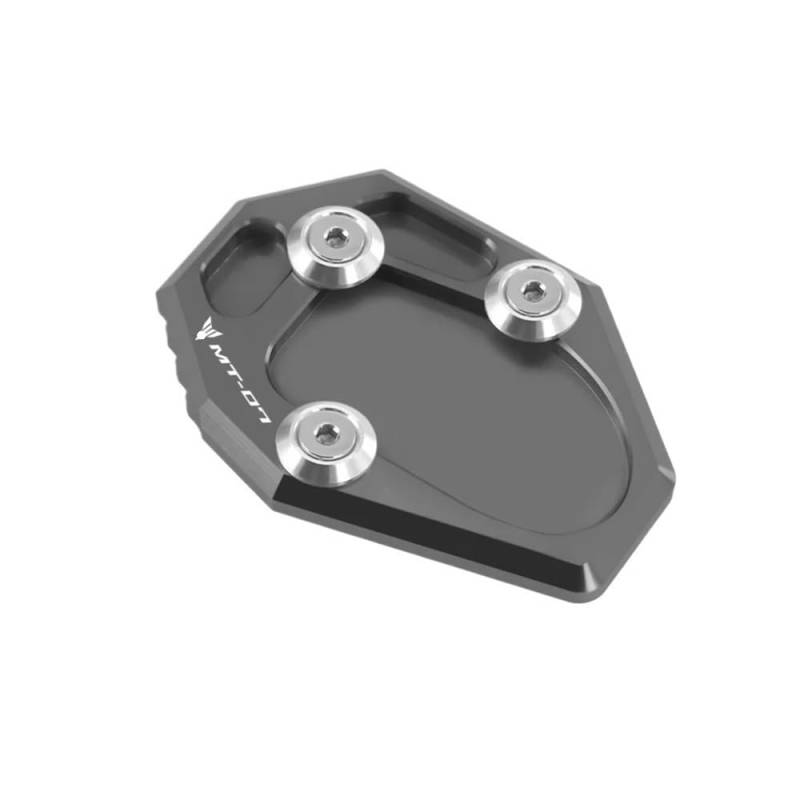 Motorrad Seitenständer-Platte Pad Motorrad CNC Ständer Fuß Seiten Stehen Pad Erweiterung Vergrößerungs Platte Für Ya&maha MT-07 FZ6 FZ6R FZ6S S2 XJ6 XJ6N von LWBFUSCWB