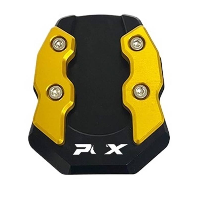 Motorrad Seitenständer-Platte Pad Motorrad CNC Ständer Fuß Seitenständer Unterstützung Erweiterung Vergrößerungspad Für PCX125 PCX150 PCX 160 150 2018 2019 2020 2021 von LWBFUSCWB