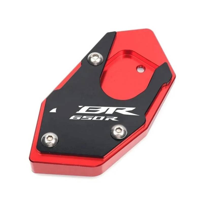 Motorrad Seitenständer-Platte Pad Motorrad Ständer Fuß Seite Stehen Verlängerung Pad Unterstützung Platte Vergrößern Für CB650R CBR650R 2019-2023 von LWBFUSCWB