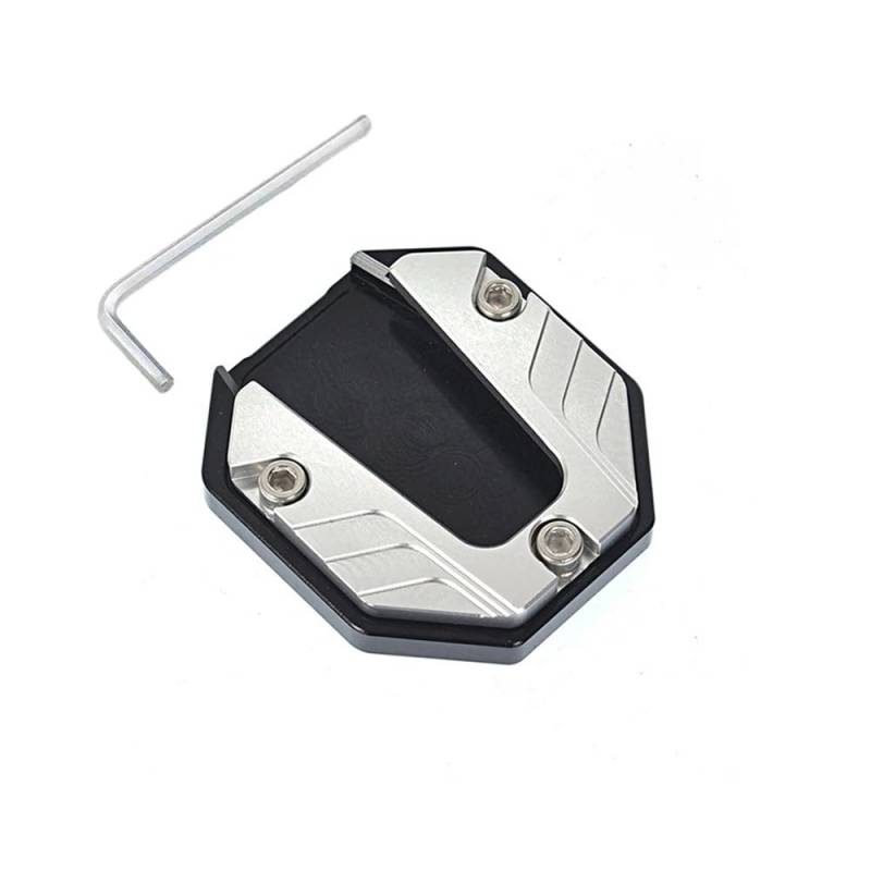Motorrad Seitenständer-Platte Pad Motorrad Zubehör Verlängerung Fuß Pad Unterstützung Platte Motorrad Kickstand Extender Fuß Seite Stehen von LWBFUSCWB