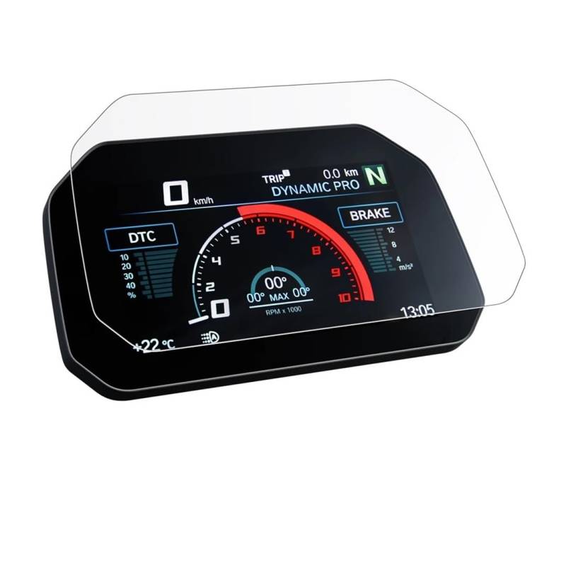 Motorrad Cluster Scratch Schutz Filma Für B&M&W R 1300 R1300GS GS 2023 2024 Motorrad Instrument Film Zubehör Dashboard Screen Protector von LWNHYQPS