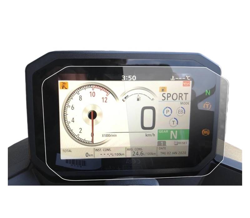 Motorrad Cluster Scratch Schutz Filma Für Hon&da CB750 CB 750 Hornet 2023 Motorradzubehör Scratch Cluster Screen Dashboard Schutz Instrument Film von LWNHYQPS