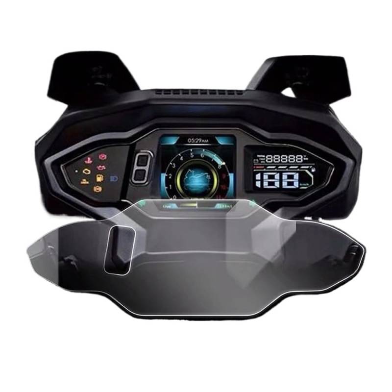 Motorrad Cluster Scratch Schutz Filma Für SYM MAXSYM TL 500 TL500 2020 Motorrad Instrument Tachometer Kratzschutz Film Dashboard Bildschirm Aufkleber von LWNHYQPS