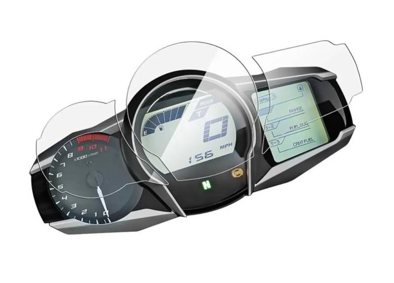 Motorrad Cluster Scratch Schutz Filma Für Ya&maha Fjr 1300 FJR1300 2013-2021 2022 Motorrad Scratch Cluster Screen Dashboard Schutz Instrument Film von LWNHYQPS