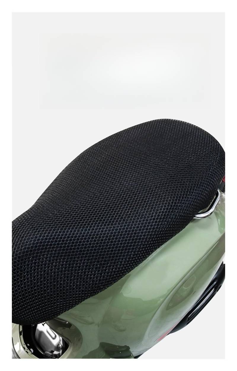 Motorrad Sitzbezug Für Vespa Primavera Sprint LX GTS GTV Motorrad Anti-Rutsch 3D Mesh Stoff Sitzbezug Atmungsaktives Wasserdichtes Kissen von LWNHYQPS
