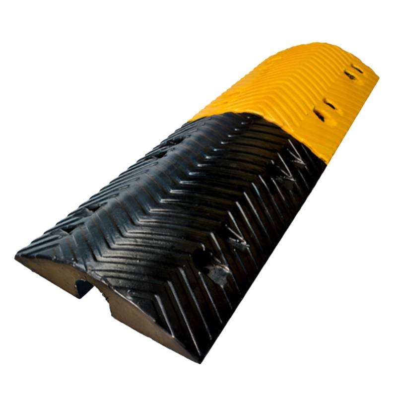Hochleistungs-Bremsschwellen Aus Gummi, Verriegelungsverlängerungslänge, Gummikabel-Rampenkabel-Abdeckungskabel, For Garagen-Schotterstraßen, Asphaltbeton(5.7x5.7cm) von LWZQRVCT