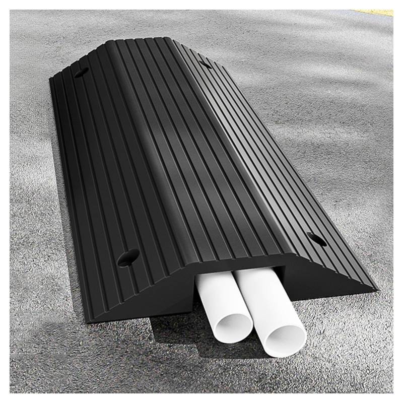 LWZQRVCT Hochleistungs-Bremsschwellen Aus Gummi, Verriegelungsverlängerungslänge, for Asphaltbeton-Schotterauffahrten Im Innen- Und Außenbereich, for Straßen Und Auffahrten(80x50x10cm) von LWZQRVCT