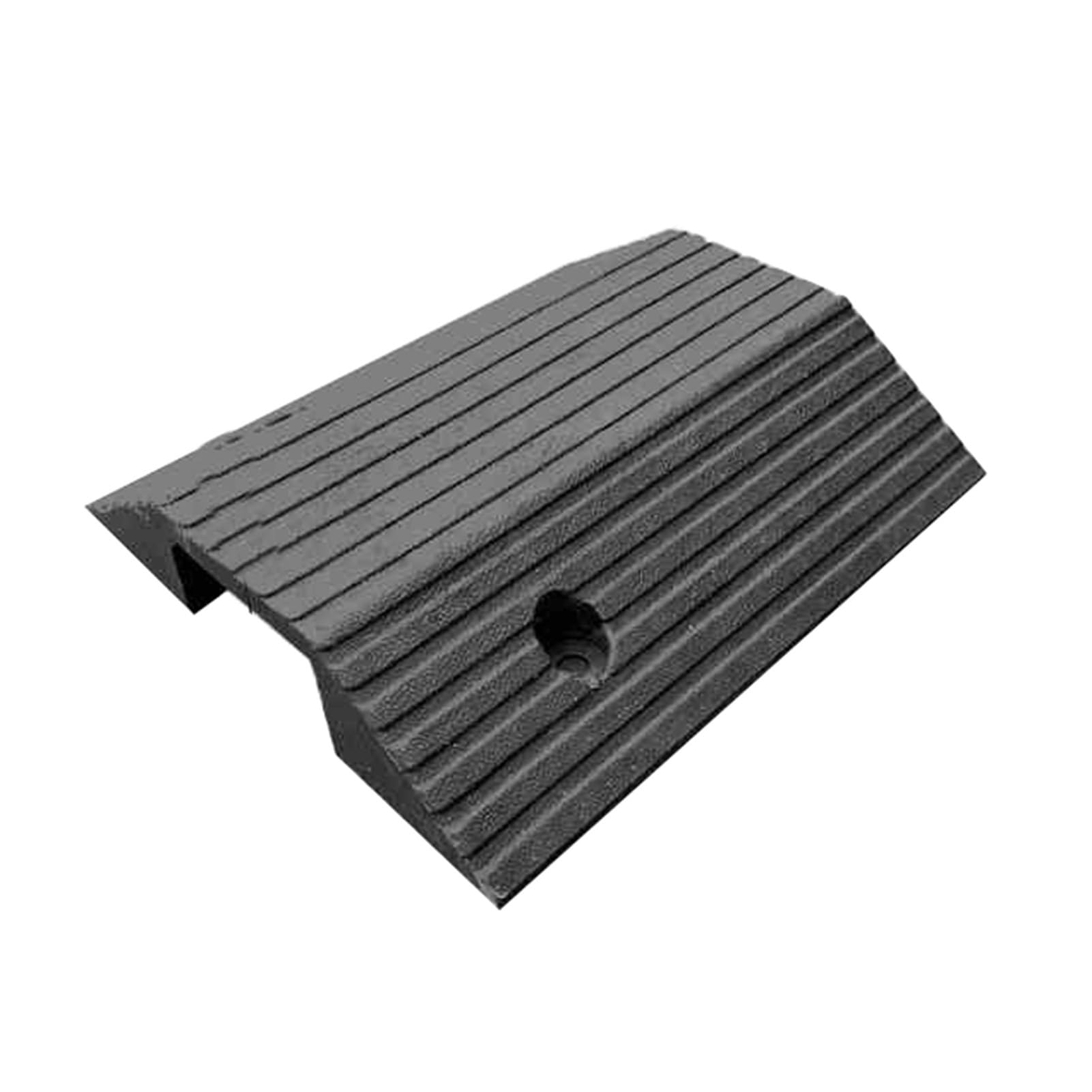 LWZQRVCT Straßenschwellen, Unebenheiten for Sicherheit, Kombinierbar, Gummi-Kabelrampen-Kabelabdeckung, Kabelschutzrampen, Drahtschlauchschutz, Kabelschutzrampe(80x50x10CM) von LWZQRVCT