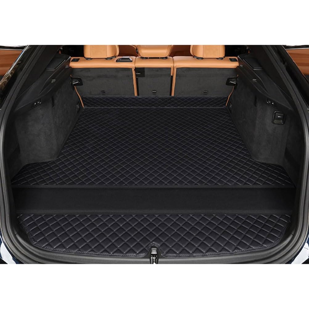 Auto Kofferraummatte für B-MW Serie 4 4er 4 Series G22 Coupé 2020-2023, Wasserdicht rutschfest Kofferraum Schutzmatte Interieur ZubehöR,A/Black von LXURY