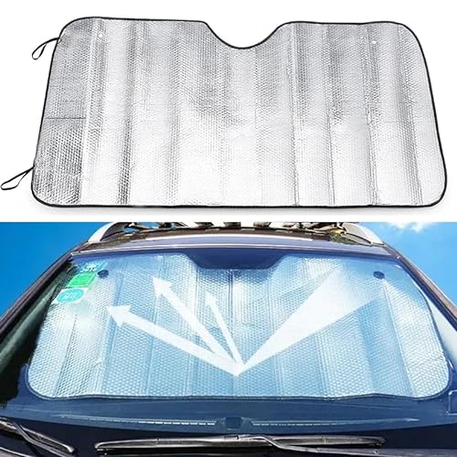 Auto Sonnenschutz für Frontscheibe Innen für VW Caddy (2015-2021), Auto Faltbarer Sonnenblende Vorne, Blockiert UV Frontscheibenabdeckung Sonnenschirm,Type-B von LXXCCC